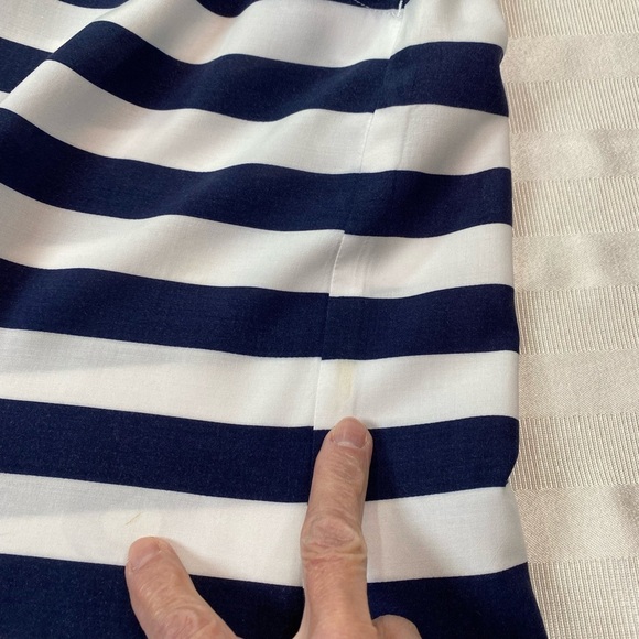 Tommy Bahama Side Slit Striped Floral Tassel Maxi Sleeveless Dress Sz M - Picture 14 of 14